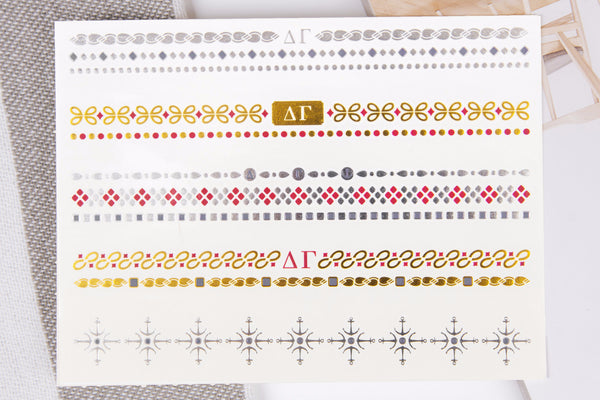 Sorority Tattoos, Glam U, Delta Gamma, DG, Sorority Flash Tattoos, Flash Tattoos, Total Sorority Move,