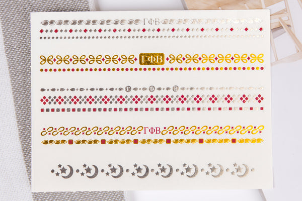 Sorority Tattoos, Glam U, Gamma Phi Beta, Gamma Phi, Sorority Flash Tattoos, Flash Tattoos