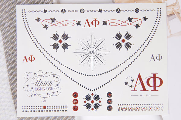 Total Sorority Move, APhi, Sorority Flash Tattoos, Glam U, Alpha Phi, Flash Tattoos