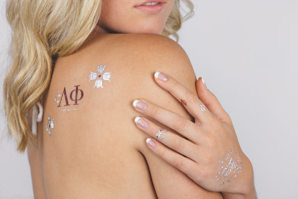 Sorority Flash Tattoos, Glam U, Alpha Phi, Total Sorority Move