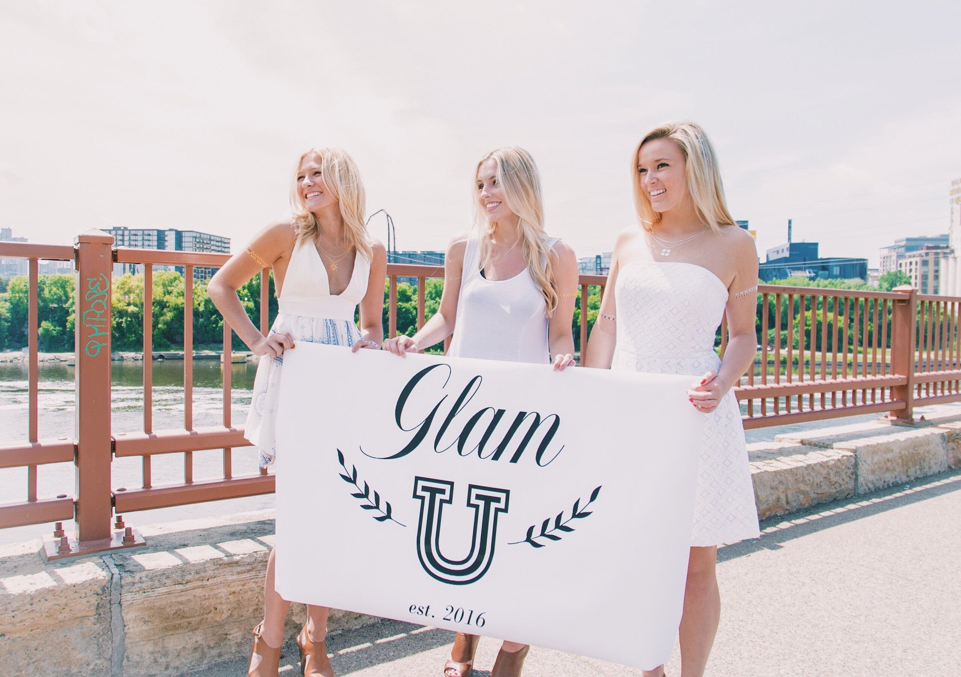 Glam U Sorority inspired temporary tatoos
